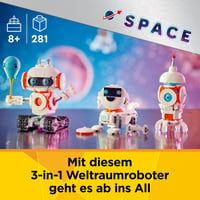 LEGO Creator 31164 Vesmírny robot 3 v 1 – od 8 rokov 2