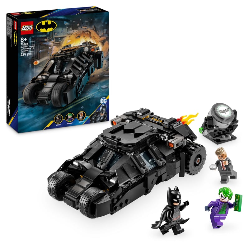 LEGO DC Batman Tumbler vs. Two-Face a Joker 76303 – s batmobilom, minifigúrkami, stavebnica superhrdinov pre chlapcov a dievčatá od 8 rokov