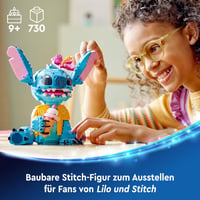 LEGO Disney Stitch 43249 építőjáték figura fagylalttölcsérrel és dekoratív virággal - Lilo és Stitch rajongóknak, gyerekeknek 9 éves kortól 2