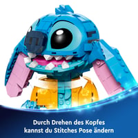 LEGO Disney Stitch 43249 építőjáték figura fagylalttölcsérrel és dekoratív virággal - Lilo és Stitch rajongóknak, gyerekeknek 9 éves kortól 4