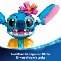 LEGO Disney Stitch 43249 építőjáték figura fagylalttölcsérrel és dekoratív virággal - Lilo és Stitch rajongóknak, gyerekeknek 9 éves kortól 3