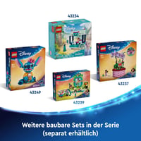 LEGO Disney Stitch 43249 építőjáték figura fagylalttölcsérrel és dekoratív virággal - Lilo és Stitch rajongóknak, gyerekeknek 9 éves kortól 7