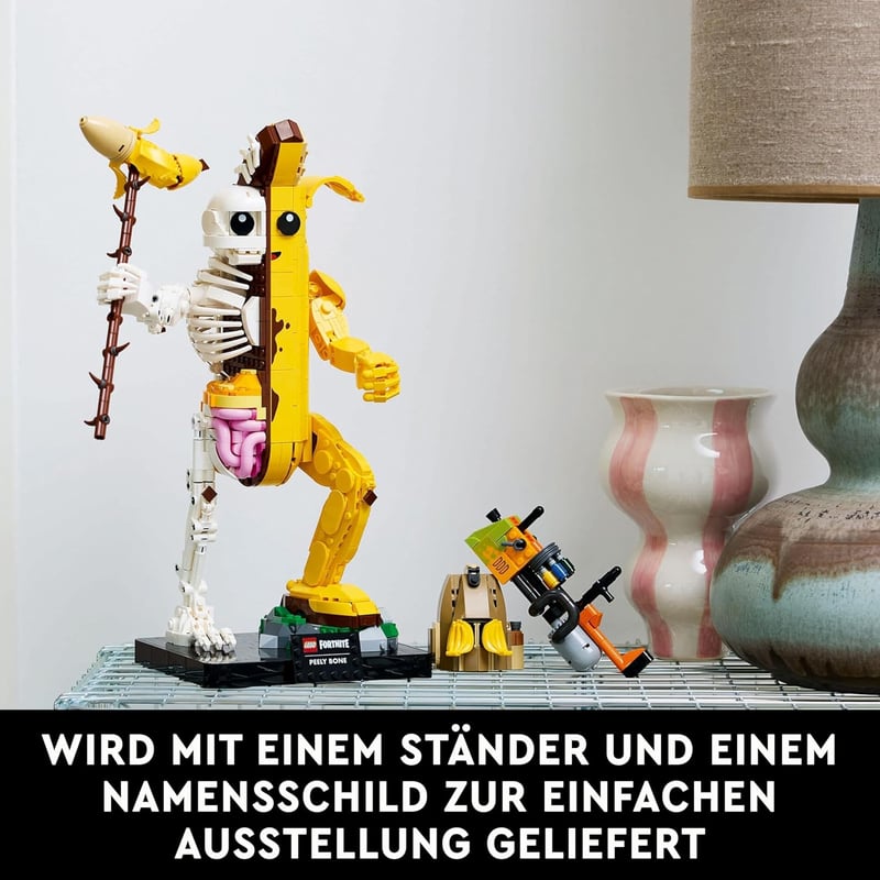 LEGO Fortnite Bone Schali Gamer Modellkészlet - 1414 Darabos Építőjáték Felnőtteknek, Játék Dekoráció, Kreatív Hobbi Szett, Gamer Ajándék