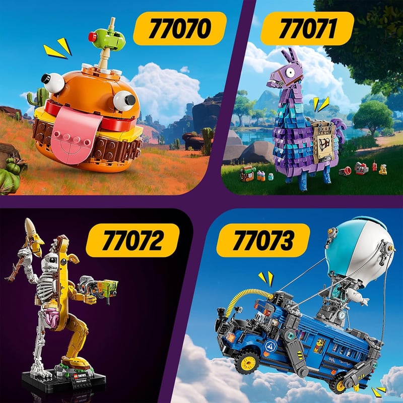 LEGO Fortnite Bone Schali Gamer Modellkészlet - 1414 Darabos Építőjáték Felnőtteknek, Játék Dekoráció, Kreatív Hobbi Szett, Gamer Ajándék