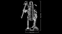 LEGO Fortnite Bone Schali Gamer Modellkészlet - 1414 Darabos Építőjáték Felnőtteknek, Játék Dekoráció, Kreatív Hobbi Szett, Gamer Ajándék 8