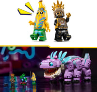 LEGO Fortnite Klombo Játékszett - 1084 Darabos Építőjáték Dínó Figurával, Schali és ORO Minifigurákkal - Szigetkaland 10+ Éves Gamereknek 5