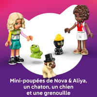 LEGO Friends 42678 Dodávka s doplnkami pre zvieratká – stavebnica, 2 minibábiky, figúrky psa, mačky a žaby, pre dievčatá od 6 rokov 5