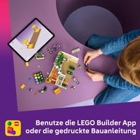 LEGO Friends 42693 Kreatívny obchodík s kvetmi, miniatúrna stavebnica s umelými kvetmi, vázami, kyticami, 2 minifigúrkami a bicyklom, od 7 rokov 6