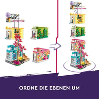 LEGO Friends Heartlake City Közösségi Központ - 5 emeletes kreatív építőjáték 6 minifigurával és kutyával - 9+ éves gyerekeknek - 1513 db -  5