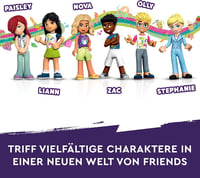 LEGO Friends Heartlake City Közösségi Központ - 5 emeletes kreatív építőjáték 6 minifigurával és kutyával - 9+ éves gyerekeknek - 1513 db -  4