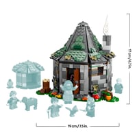 LEGO Harry Potter Hagridova chalúpka: Nečakaná návšteva 76428 – stavebnica so 7 minifigúrkami, čarovná dobrodružná súprava pre dievčatá a chlapcov 9