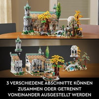 LEGO Icons A Gyűrűk Ura: Völgyzugoly - Felnőtt Építőjáték 6167 Elemmel, 15 Minifigurával, Gandalf, Legolas, Aragorn és Frodó Figurákkal - 10 4