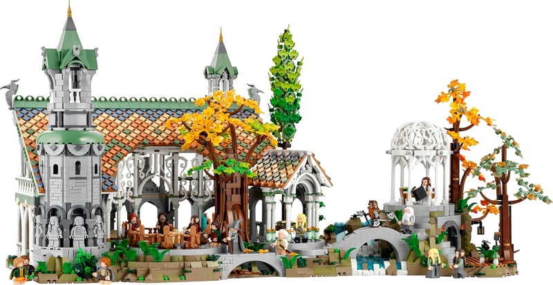 LEGO Icons A Gyűrűk Ura: Völgyzugoly - Felnőtt Építőjáték 6167 Elemmel, 15 Minifigurával, Gandalf, Legolas, Aragorn és Frodó Figurákkal - 10