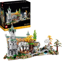 LEGO Icons A Gyűrűk Ura: Völgyzugoly - Felnőtt Építőjáték 6167 Elemmel, 15 Minifigurával, Gandalf, Legolas, Aragorn és Frodó Figurákkal - 10 1
