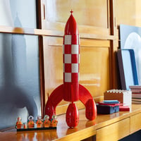 LEGO Ideas 21367 Tintinova mesačná raketa – Model vesmírnej lode pre dospelých, s 5 minifigúrkami a figúrkou psa Filuta, výstavná stavebnica 9