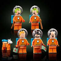 LEGO Ideas 21367 Tintinova mesačná raketa – Model vesmírnej lode pre dospelých, s 5 minifigúrkami a figúrkou psa Filuta, výstavná stavebnica 6