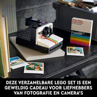 LEGO Ideas Fotoaparát Polaroid OneStep SX-70 Stavebnica pre dospelých – Zberateľský vintage model pre fanúšikov fotografie, 21345 6