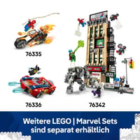 LEGO Marvel 76334 Veľký stret: Spider-Man vs. Sandman – Stavebnica s minifigúrkami Spider-Mana, Venoma a Sandmana – Od 9 rokov 7