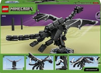 LEGO Minecraft Figúrka Draka z Endu 21595 – S pohyblivými krídlami a podstavcom s portálom, interaktívna stavebnica pre deti od 10 rokov 9