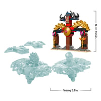 LEGO NINJAGO 71826 Dračí Spinjitzu bojový balíček s 2 minifigúrkami – Ninja hračka so spinnerom pre chlapcov a dievčatá od 6 rokov – Draky hore 8