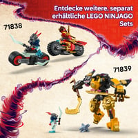 LEGO NINJAGO 71842 Dragonul Maestru Rontu - Figurină dragon articulată cu lansatoare, 4 minifigurine (Lloyd, Sora și Wyldfyre) - Jucărie ninja pentru copii de 7+ ani 7