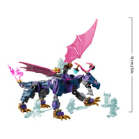 LEGO NINJAGO 71842 Dragonul Maestru Rontu - Figurină dragon articulată cu lansatoare, 4 minifigurine (Lloyd, Sora și Wyldfyre) - Jucărie ninja pentru copii de 7+ ani 8
