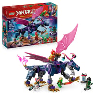 LEGO NINJAGO 71842 Dragonul Maestru Rontu - Figurină dragon articulată cu lansatoare, 4 minifigurine (Lloyd, Sora și Wyldfyre) - Jucărie ninja pentru copii de 7+ ani 1