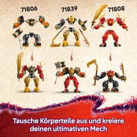 LEGO NINJAGO Arinov nindža mech 71839 – stavebnica nindža mecha s pohyblivými časťami, 2 minifigúrkami a figúrkou draka Baby Ryua, od 7 rokov 4