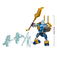 LEGO Ninjago Jayov bojový robot 71805 – Ninja bojový robot pre deti s minifigúrkou Jaya a mini katanou, od 6 rokov 7