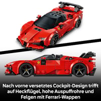 Stavebnica športového auta LEGO Speed Champions Ferrari SF90 XX Stradale – 77254 – so zberateľskou minifigúrkou pretekára, od 9 rokov, pre fanúšikov motoršportu 4