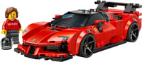 Stavebnica športového auta LEGO Speed Champions Ferrari SF90 XX Stradale – 77254 – so zberateľskou minifigúrkou pretekára, od 9 rokov, pre fanúšikov motoršportu 8
