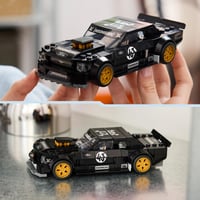 LEGO Speed Champions Ken Block 1965 Ford Mustang Hoonicorn V1 77262 Muscle Car, set de construcție cu minifigurină pentru colecționari și băieți de la 9 ani în sus 5