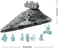 LEGO Star Wars 75394 Birodalmi Csillagromboló - Űrhajó Játék Részletes Belső Térrel és 7 Minifigurával - 10+ Éves Fiúknak és Felnőtt Rajongó 8