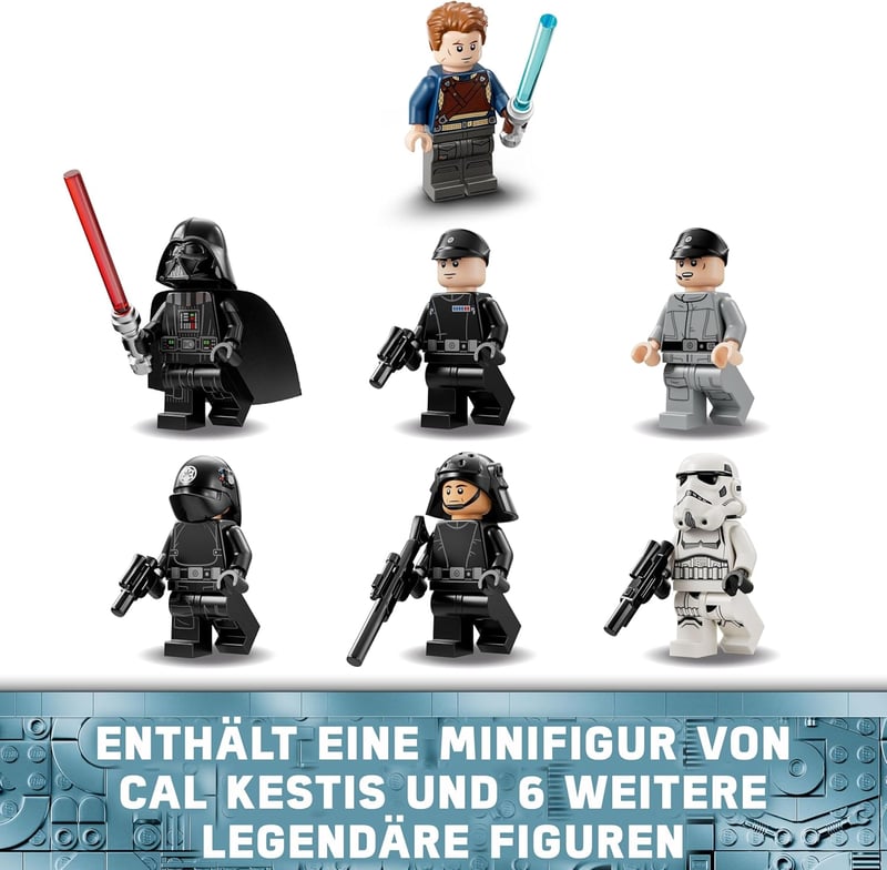 LEGO Star Wars 75394 Birodalmi Csillagromboló - Űrhajó Játék Részletes Belső Térrel és 7 Minifigurával - 10+ Éves Fiúknak és Felnőtt Rajongó