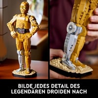 LEGO Star Wars 75398 C-3PO Figura - Felnőtt Gyűjtői Modell 1138 Elemmel, Állvánnyal és Információs Táblával - Star Wars Rajongói Ajándék

AI 4