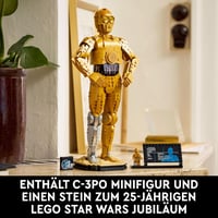 LEGO Star Wars 75398 C-3PO Figura - Felnőtt Gyűjtői Modell 1138 Elemmel, Állvánnyal és Információs Táblával - Star Wars Rajongói Ajándék

AI 5