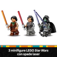 Stavebnica LEGO Star Wars 75414 Snowspeeder Force Burner s 3 minifigúrkami, svetelnými mečmi a speeder bikom, od 7 rokov 5