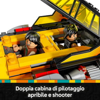 Stavebnica LEGO Star Wars 75414 Snowspeeder Force Burner s 3 minifigúrkami, svetelnými mečmi a speeder bikom, od 7 rokov 6