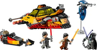 Stavebnica LEGO Star Wars 75414 Snowspeeder Force Burner s 3 minifigúrkami, svetelnými mečmi a speeder bikom, od 7 rokov 9