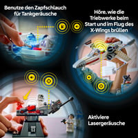 LEGO Star Wars 75423 Lukeov X-Wing Red Five interaktivni set za slaganje sa SMART Brick tehnologijom za djecu od 6 godina naviše 5