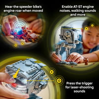 LEGO Star Wars 75424 SMART Play AT-ST Útok na Endor stavebnica, 347 dielikov, výška 19 cm, s minifigúrkou Wicketa, od 8 rokov 6