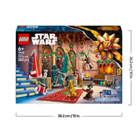 LEGO Star Wars Adventný kalendár 2025 (75418) – Vianočná hračka s 24 prekvapeniami, 2 minifigúrkami a 5 figúrkami droidov, od 6 rokov 7
