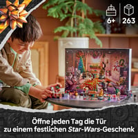 LEGO Star Wars Adventný kalendár 2025 (75418) – Vianočná hračka s 24 prekvapeniami, 2 minifigúrkami a 5 figúrkami droidov, od 6 rokov 2