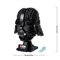 LEGO Star Wars Darth Vaderova prilba 75304 – Stavebnica pre dospelých, 834 dielikov, zberateľský model, tip na darček 8