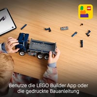 LEGO Technic Billenőplatós Teherautó 462 Elemmel - Kormányozható Építőjáték 9+ Éveseknek - Mérnöki Készségfejlesztő Építőkészlet 42203 7