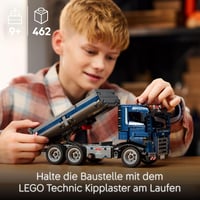 LEGO Technic Billenőplatós Teherautó 462 Elemmel - Kormányozható Építőjáték 9+ Éveseknek - Mérnöki Készségfejlesztő Építőkészlet 42203 2