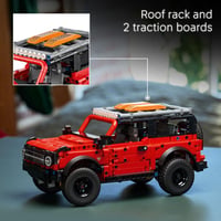 LEGO Technic Ford Bronco SUV 42213 Stavebnica – Otváracie dvere, motor V6, odpruženie a riadenie, pre deti od 9 rokov 6