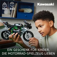 LEGO Technic Motocykel Kawasaki Ninja H2R 42170 – Stavebnica pre deti aj dospelých, od 10 rokov, zberateľský model 2
