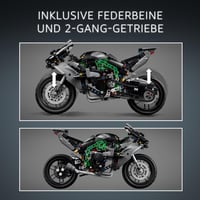 LEGO Technic Motocykel Kawasaki Ninja H2R 42170 – Stavebnica pre deti aj dospelých, od 10 rokov, zberateľský model 3