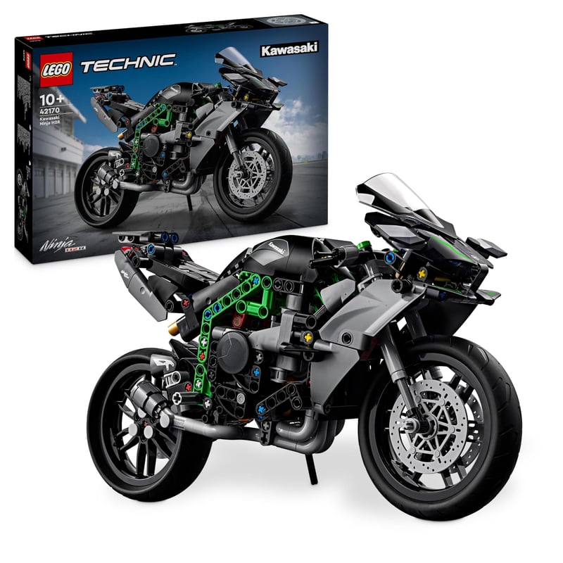 LEGO Technic Motocykel Kawasaki Ninja H2R 42170 – Stavebnica pre deti aj dospelých, od 10 rokov, zberateľský model